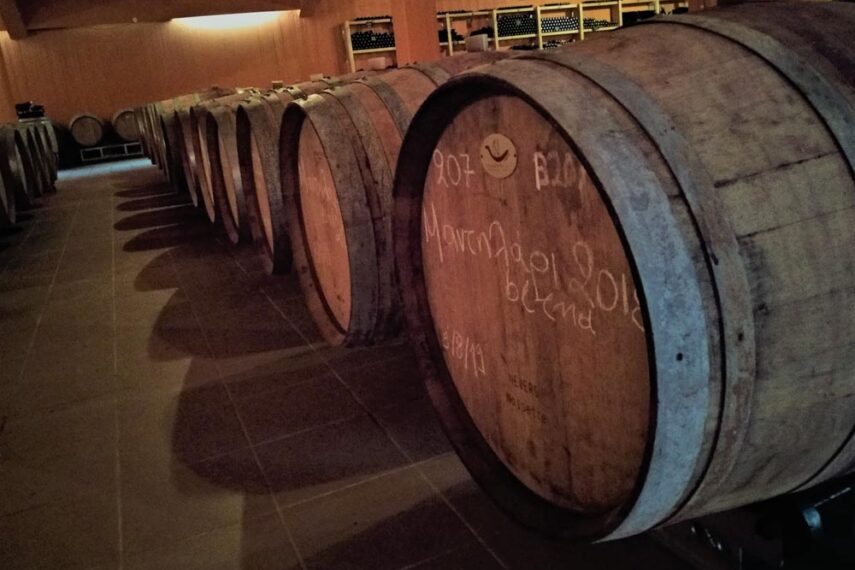 taxaki heraklion wine tour cellar